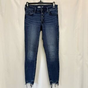 Old Navy Rockstar Super Skinny Mid-Rise Ankle Jeans